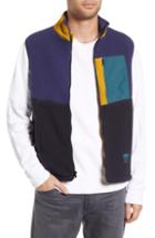Men's Herschel Supply Co. Colorblock Fleece Vest, Size - Blue