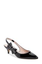 Women's Kate Spade New York Ollie Kitten Heel Slingback Pump M - Black