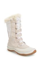 Women's The North Face 'nuptse Purna' Waterproof Primaloft Eco Insulated Winter Boot M - Grey