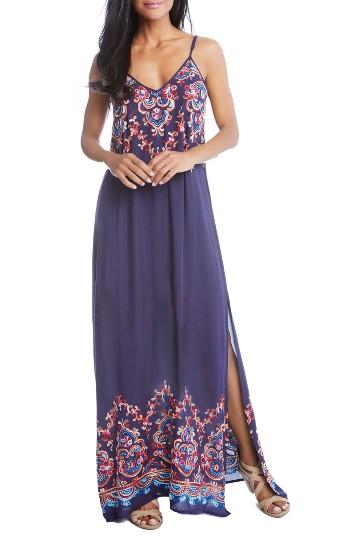 Women's Karen Kane Embroidered Maxi Slipdress
