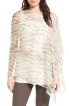 Women's Eileen Fisher Silk Shibori Poncho