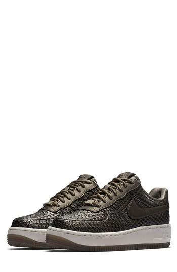 Women's Nike Air Force 1 Upstep Premium Platform Sneaker M - Grey