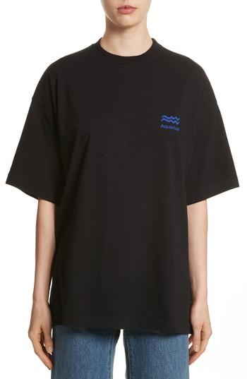 Women's Vetements Horoscope Tee - Black