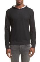 Men's John Varvatos Collection Crinkle Finish Hoodie