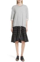 Women's 3.1 Phillip Lim French Terry Combo Dress - Grey