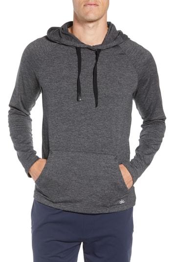 Men's Alo Conquer Hoodie - Grey