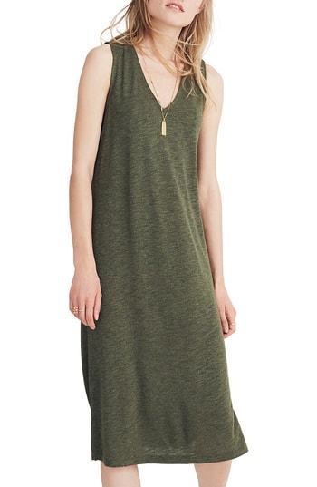 Women's Madewell V-neck Jersey Tank Dress