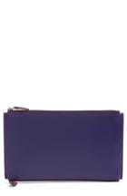 Women's Lodis Audrey - Lani Rfid Double-sided Leather Zip Pouch - Blue