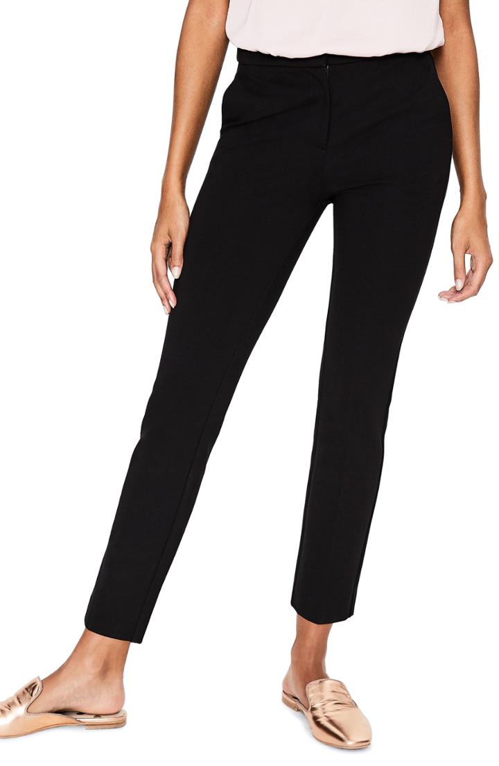 Women's Boden Hampshire Pattern Pants - Black