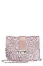 Mali + Lili Stacie Glitter Convertible Belt Bag - Pink