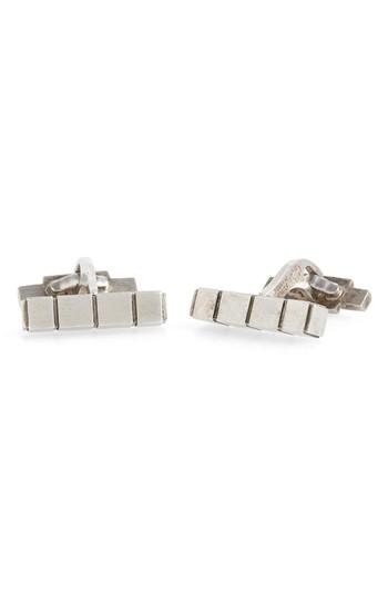 Men's Foundwell Georg Jensen 64 One Of A Kind Block Vintage Cufflinks
