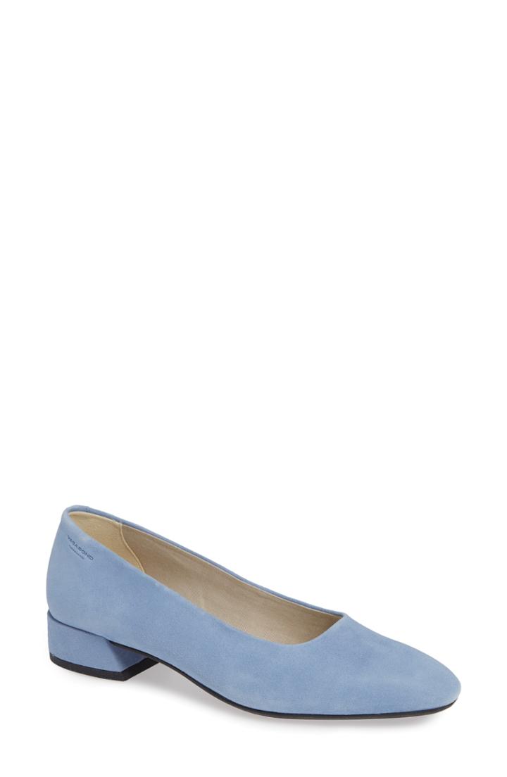 Women's Vagabond Shoemakers Joyce Square Toe Pump Us / 39eu - Blue