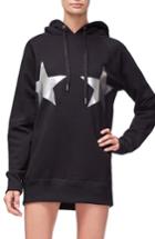 Women's Good American Goodies Stars & Stripes Hoodie - Black