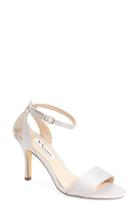 Women's Nina 'venetia' Ankle Strap Sandal .5 M - Metallic