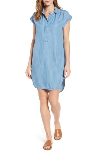 Women's Vineyard Vines Chambray Shirtdress - Blue