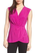 Women's Chaus Knot Front Sleeveless Top - Pink