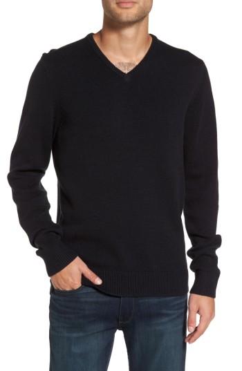 Men's 1901 V-neck Cotton Blend Sweater
