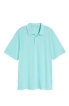 Men's Cutter & Buck 'blaine Oxford' Moisture Wicking Dry Tec Polo, Size - Green