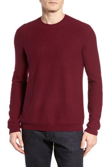 Men's Theory Medin C Cashmere Crewneck Sweater - Pink