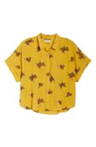Women's Madewell Embroidered Hilltop Shirt - Yellow