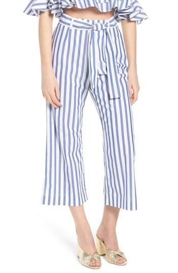 Women's Wayf Aversa Crop Wide Leg Pants - Black