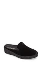 Women's Fitflop Superskate Velvet Mule M - Black