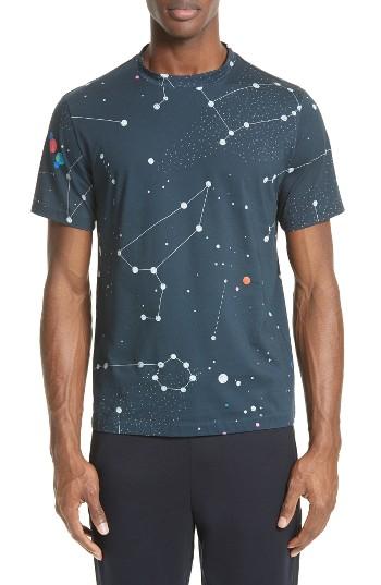 Men's Ps Paul Smith Constellation Print T-shirt - Blue