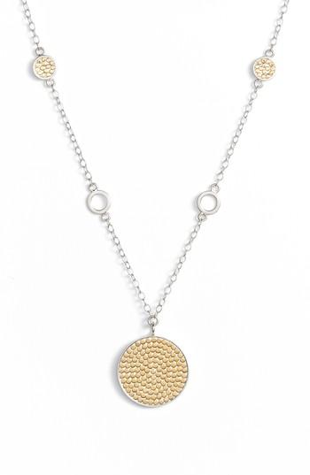 Women's Anna Beck Two-tone Reversible Long Pendant Necklace (special Purchase)
