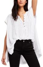 Women's Free People Aster Henley Top - White