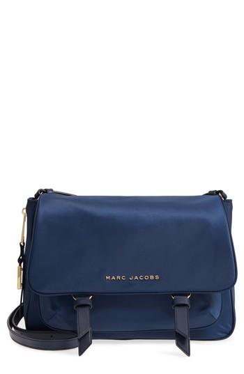 Marc Jacobs Zip That Small Messenger Bag - Blue