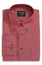 Men's Nordstrom Men's Shop Trim Fit Non-iron Dress Shirt .5 - 32/33 - Red