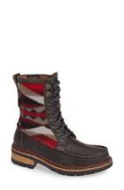Women's Clarks Ottawa Peak Pendleton Wool Panel Bootie M - Grey