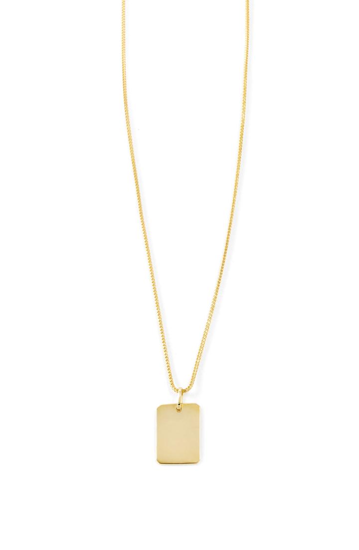Women's Loren Stewart Franco Rectangular Pendant Necklace