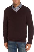 Men's Nordstrom Men's Shop Supima Cotton V-neck Sweater