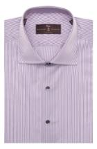 Men's Robert Talbott Tailored Fit Stripe Dress Shirt .5 - Purple