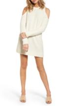 Women's Lovers + Friends Phoenix Cold Shoulder Sweater Dress - Ivory