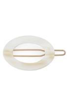 France Luxe Oval Tige Boule Barrette, Size - White