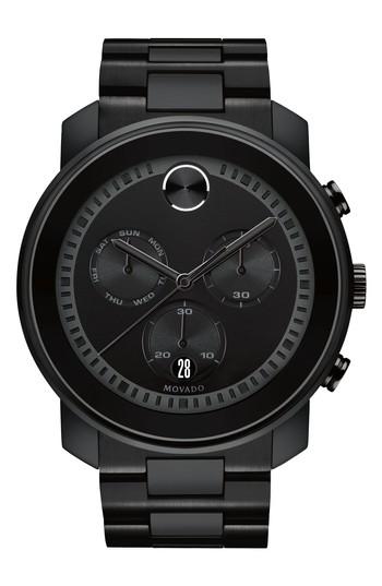 Men's Movado Bold Metals Chronograph Bracelet Watch, 47mm