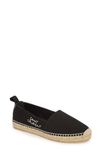 Women's Saint Laurent Espadrille Us / 37eu - Black