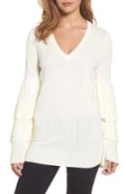 Women's Chelsea28 Tiered Sleeve Sweater - Ivory