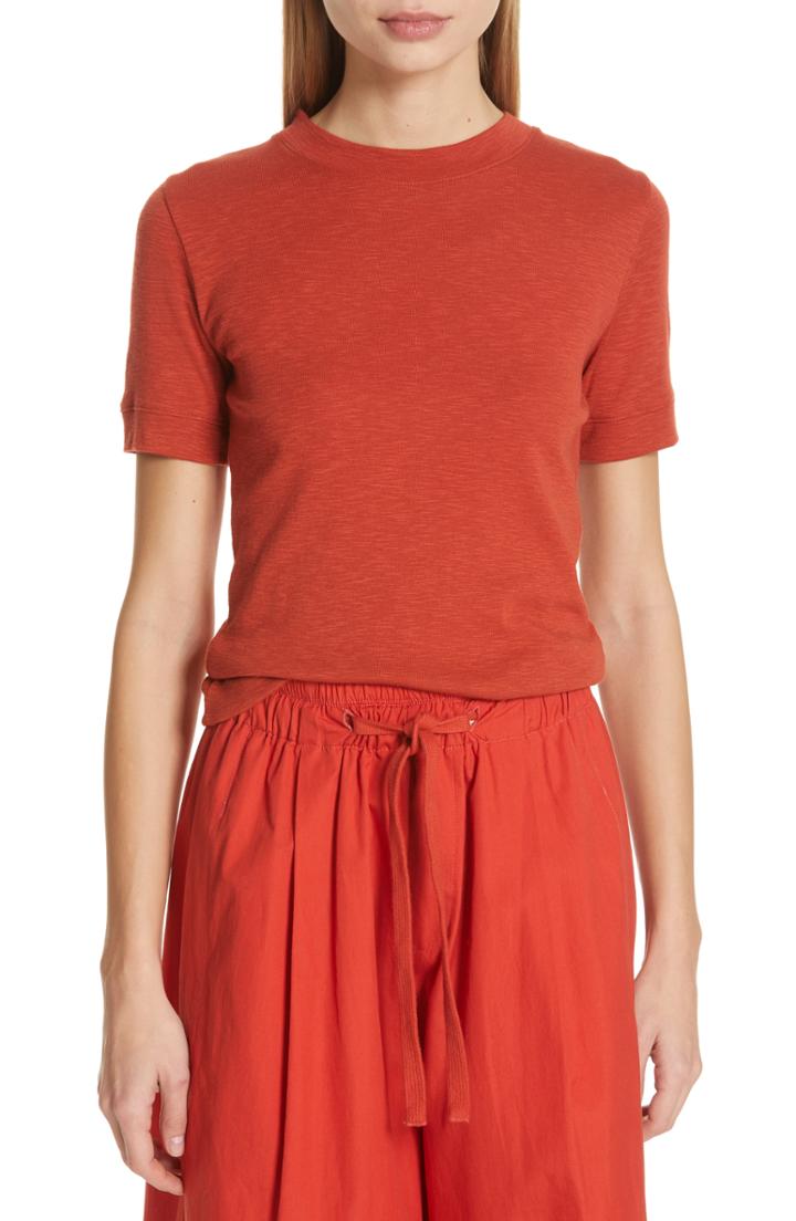 Women's Vince Shrunken Tee - Red