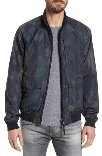 Men's Woolrich John Rich & Bros. Shore Reversible Bomber Jacket - Blue