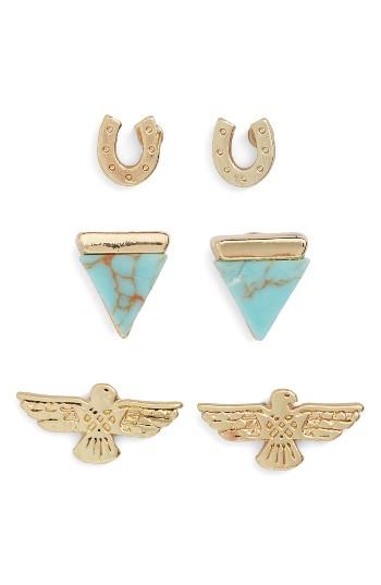 Women's Loren Olivia Desert 3-pack Earrings