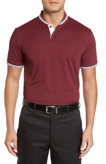 Men's Bobby Jones Bravo Collar Pique Polo - Red