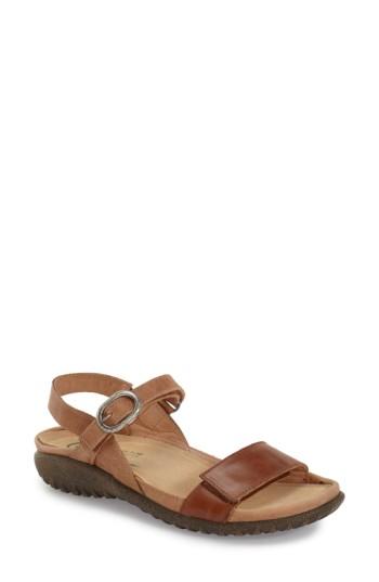 Women's Naot 'mozota' Quarter Strap Sandal Us / 41eu - Brown