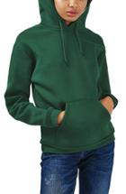 Women's Topshop Oversize Hoodie Us (fits Like 0-2) - Green