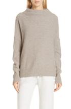 Women's Vince Funnel Neck Cashmere Sweater - Brown