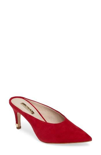 Women's Louise Et Cie Karas Pointy Toe Slide Pump .5 M - Red