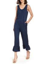 Women's Chelsea28 Ruffle Jumpsuit, Size - Blue