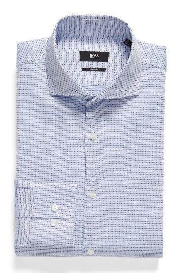 Men's Boss Mark Sharp Fit Geometric Dress Shirt
